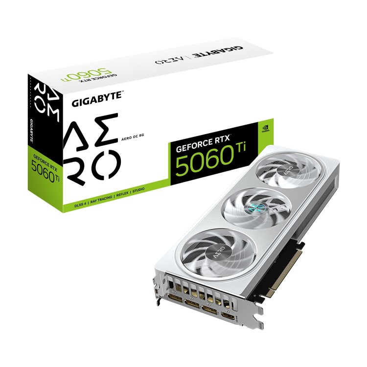 GIGABYTE GeForce RTX 5060 Ti AERO OC 8GB GDDR7 Graphics Card