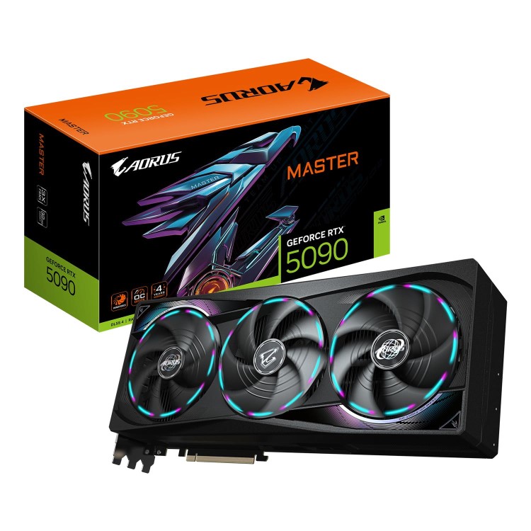 GIGABYTE AORUS GeForce RTX 5090 MASTER ICE 32GB GDDR7 Graphics Card