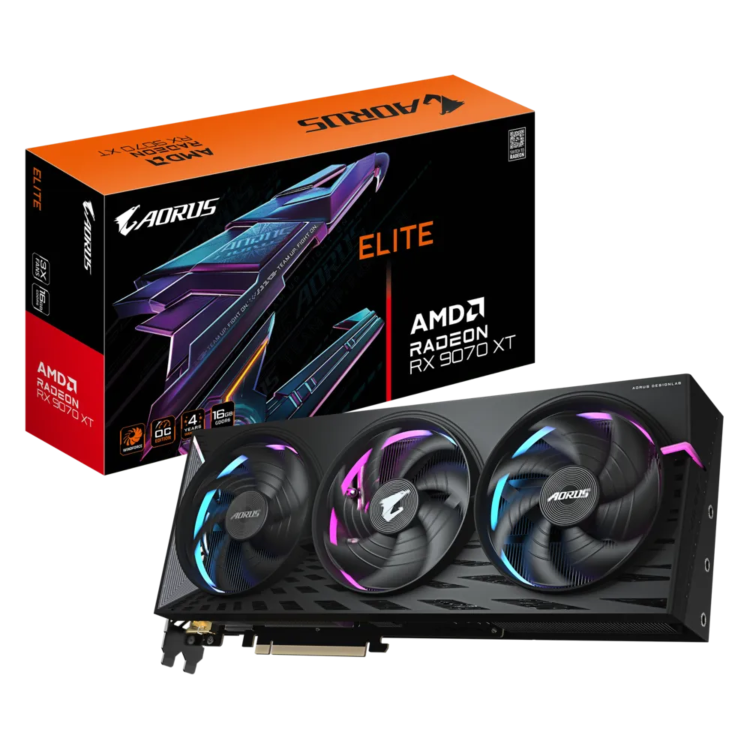 GIGABYTE AORUS Radeon RX 9070 XT ELITE 16GB GDDR6 Graphics Card