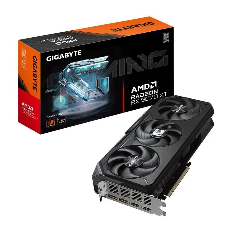GIGABYTE Radeon RX 9070 XT Gaming OC 16GB GDDR6 Graphics Card