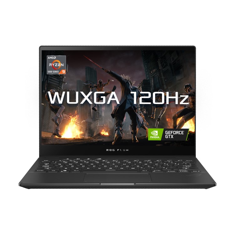 Asus ROG Flow X13 GV301 AMD Ryzen 9-5900H 16GB 512GB SSD 13.4 Inch 120Hz GeForce GTX 1650 Windows 10 Gaming Laptop