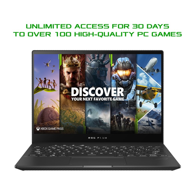 Asus ROG Flow X13 GV301 AMD Ryzen 9-5980HS 32GB 1TB SSD 13.4 Inch 120Hz GeForce GTX 1650 + GeForce RTX 3080 Dock Windows 10 Convertible Gaming Laptop