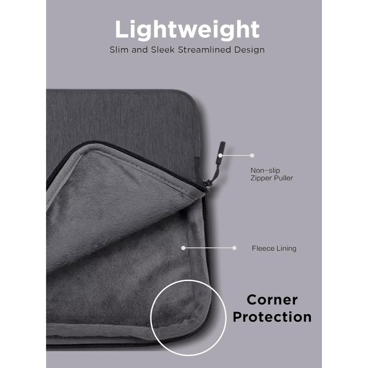 Lenovo Urban 15.6 Inch Sleeve Case Charcoal Grey