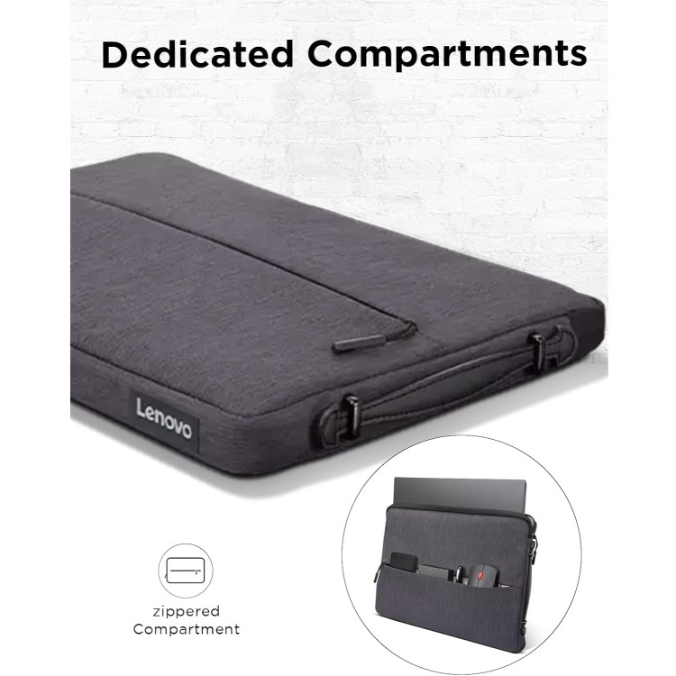 Lenovo Urban 15.6 Inch Sleeve Case Charcoal Grey
