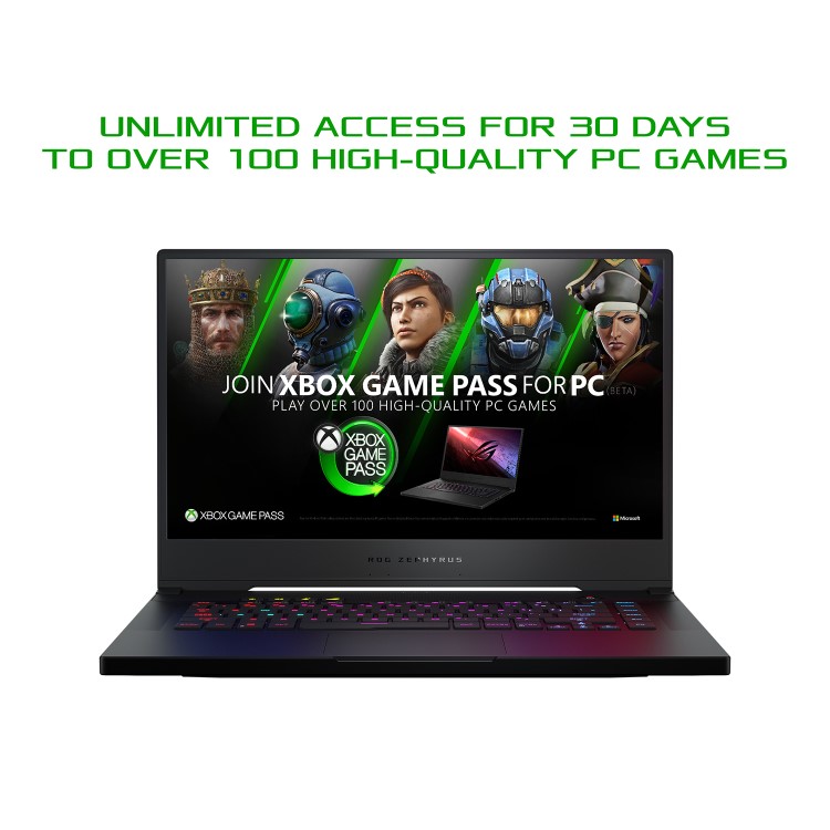 Refurbished Asus ROG Zephyrus S15 GX502 Core i7-10875H 32GB 1TB SSD RTX 2080 Super 15.6 Inch Windows 10 Gaming Laptop