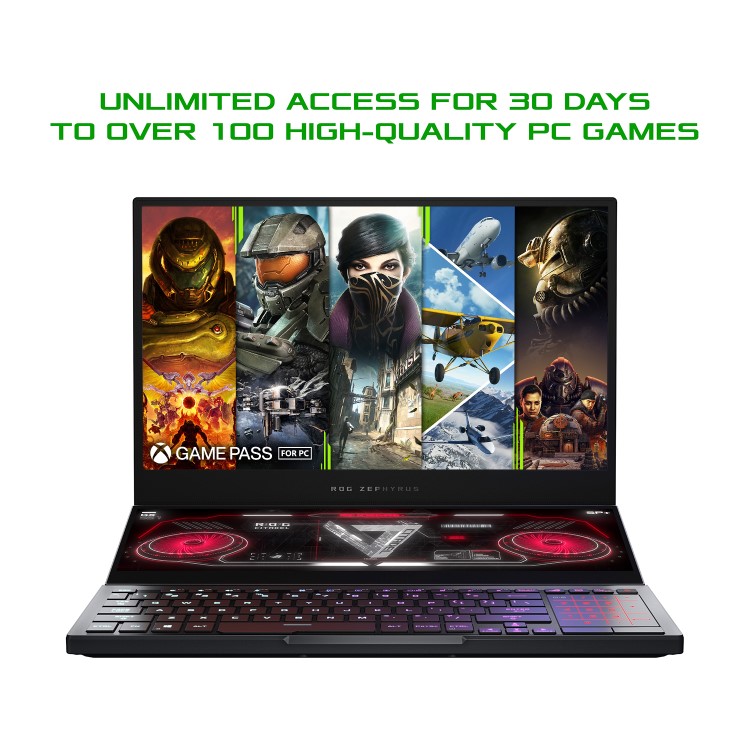 ASUS ROG Zephyrus Duo 15 SE Ryzen 9-5900HX 32GB 2TB SSD 15.6 Inch FHD 300Hz GeForce RTX 3080 16GB Windows 10 Gaming Laptop