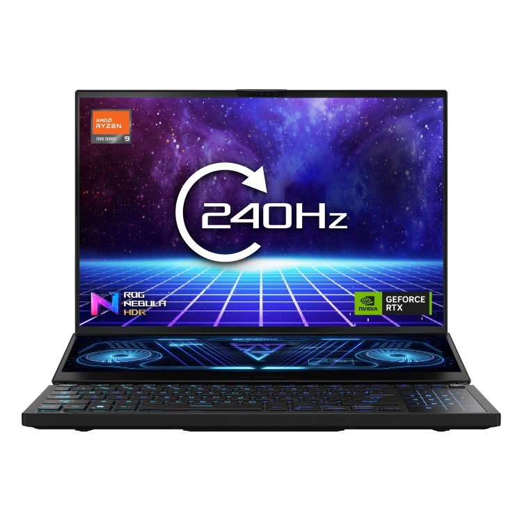 Refurbished Asus ROG Zephyrus Duo AMD Ryzen 9 7945HX 64GB 2TB SSD RTX 4090 16 Inch Windows 11 Gaming Laptop