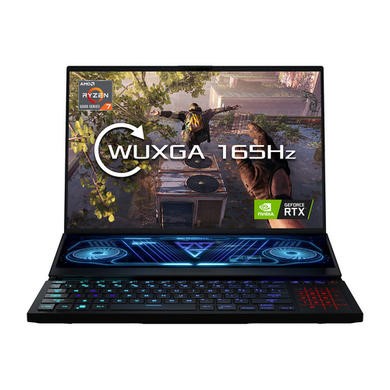 Refurbished Asus ROG Zephyrus Duo 16 AMD Ryzen 7 6800H 16GB 2TB SSD RTX 3070Ti 16 Inch Windows 11 Gaming Laptop