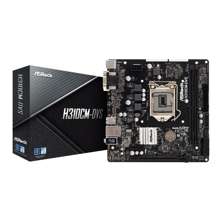 ASRock H310CM-DVS Micro ATX Motherboard