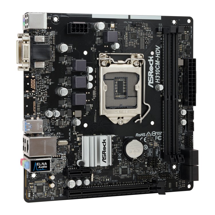 ASRock H310CM-DVS Micro ATX Motherboard