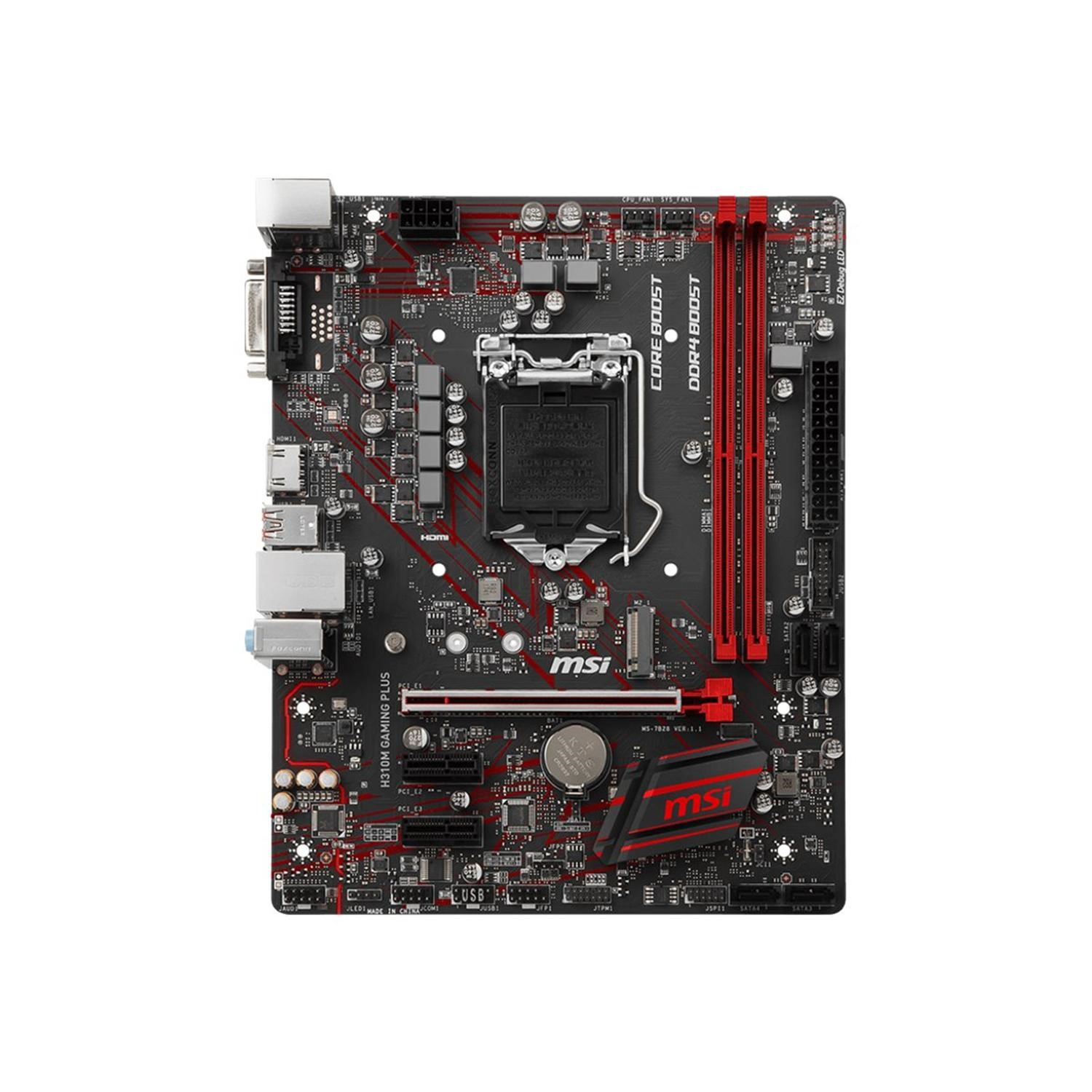 Msi Asus H310m Gaming Plus H310m Gaming Plus Msi B310m Placa Mãe