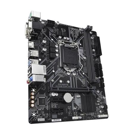 Gigabyte H310M S2H 2.0 Intel Socket 1151 Coffee Lake Micro ATX DDR4 D-Sub/DVI-D/HDMI M.2 USB 3.1 Motherboard.