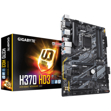 Gigabyte Intel H370 HD3 Socket 1151 DDR4 Motherboard
