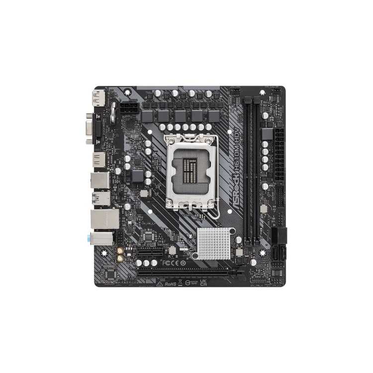 ASRock H610M-HDV Intel H610 LGA 1700 DDR4 Micro ATX Motherboard