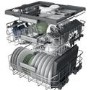 Refurbished Hotpoint H7FHP43XUK Maxi Space Freestanding 15 Place Setting Dishwasher Silver