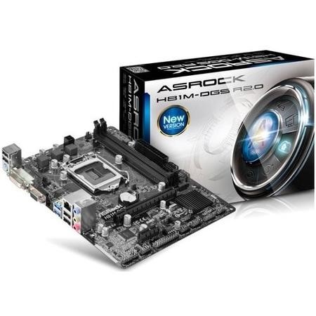 Asrock H81M-DGS Intel H81, 1150, Micro ATX, DDR3, SATA3