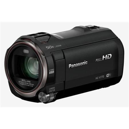 Panasonic HC-V770 Camcorder Black FHD 12.76MP 20xZoom 3.0LCD WiFi