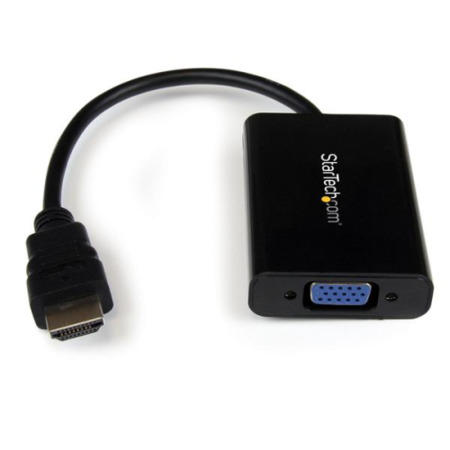 StarTech.com HDMI&reg; to VGA Video Adapter Converter with Audio for Desktop PC / Laptop / Ultrabook - 1
