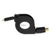 StarTech.com 4ft Retractable High Speed HDMI&amp;reg; Cable -HDMI to HDMI Mini - M/M
