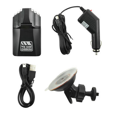 VIZ 720p HD car dashboard camera with  wide angle 2.5 Inch  colour screen