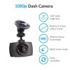 GRADE A1 - electriQ 1080p Full HD Dashcam with wide angle lens
