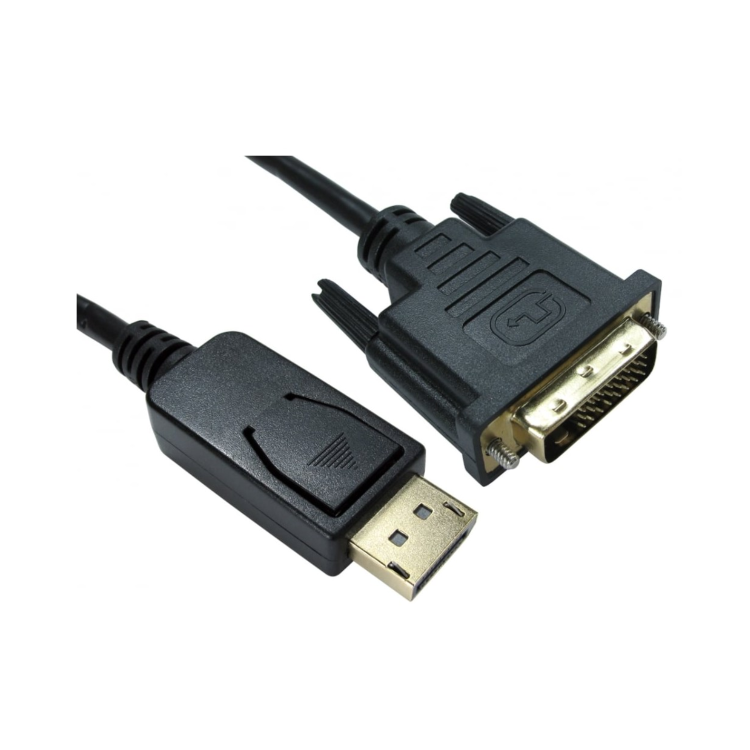 OEM 1 Meter Display Port M to DVI-D M Cable Black