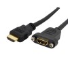 StarTech.com 3 ft Standard HDMI&amp;reg; Cable for Panel Mount - F/M