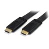 StarTech.com 2m Flat High Speed HDMI&amp;reg; Cable with Ethernet - Ultra HD 4k x 2k HDMI Cable - HDMI to HD