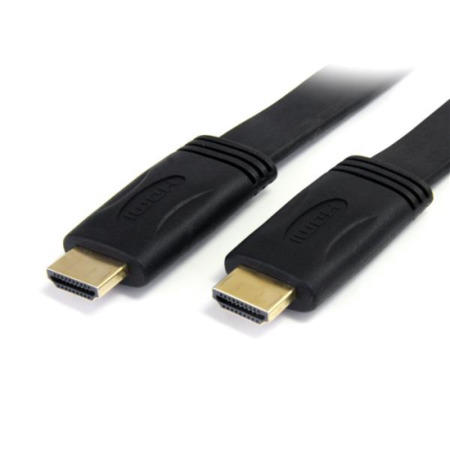 StarTech.com 5m Flat High Speed HDMI&reg; Cable with Ethernet - Ultra HD 4k x 2k HDMI Cable - HDMI to HD