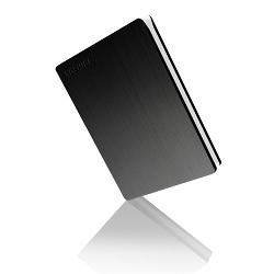 Toshiba Canvio Slim 1TB 2.5" Portable Hard Drive in Black
