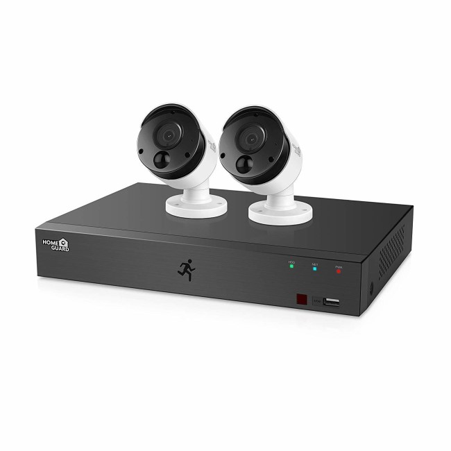 GRADE A2 - HomeGuard CCTV System - 4 Channel 1080p DVR with 2 x 1080p HD Cameras & 1TB HDD