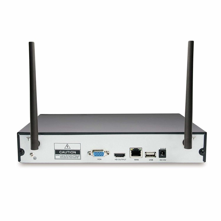 HomeGuard CCTV System - 8 Channel Wireless NVR with 4 x 960p HD Day/Night CCTV Cameras & 1TB HDD