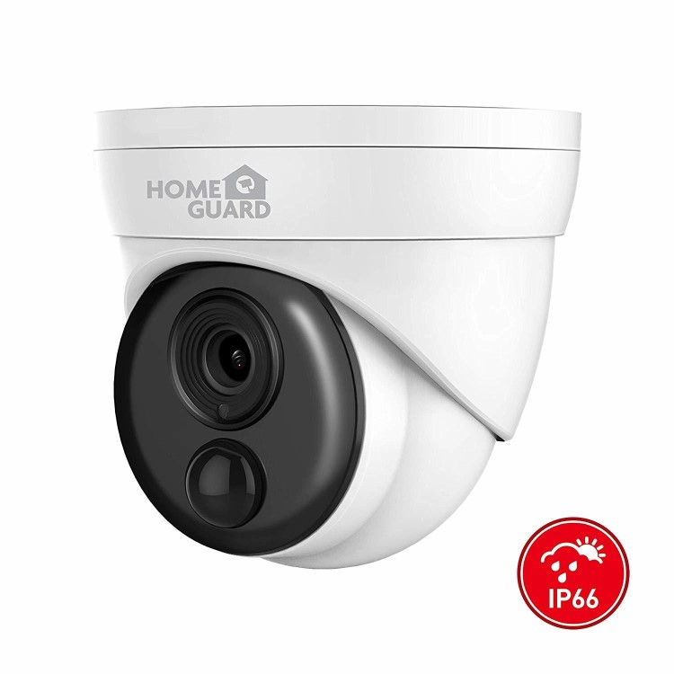 HomeGuard 1080P Heat-Sensing PIR Analogue Dome Camera with Night Vision - 1 Pack