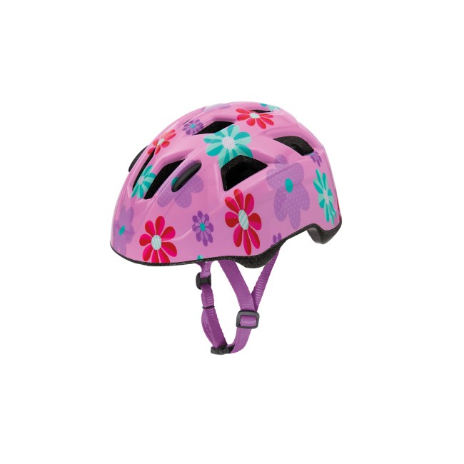 Oxford Flowers Kids Helmet in Pink - 48-54cm