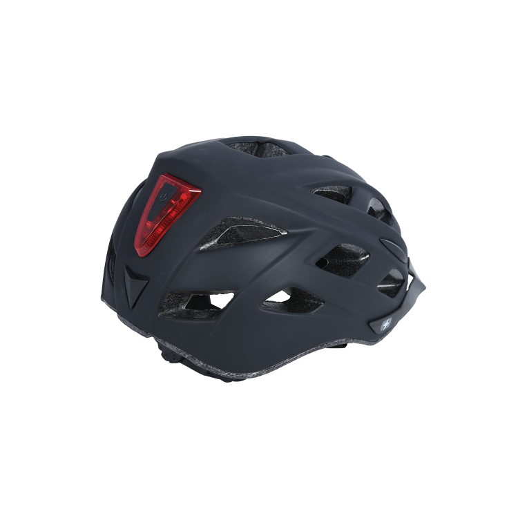 Oxford Metro V Helmet with Rear Light in Black- L/XL 58-61cm