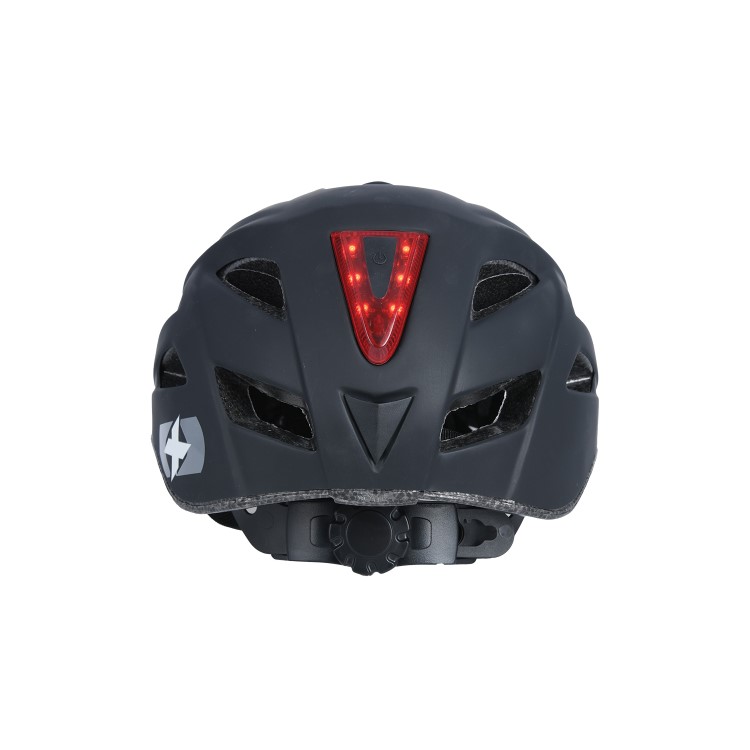 Oxford Metro V Helmet with Rear Light in Black- L/XL 58-61cm