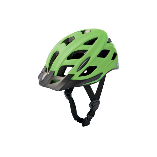 Oxford Metro V Helmet with Rear Light in Fluo Green - S/M 52-59cm