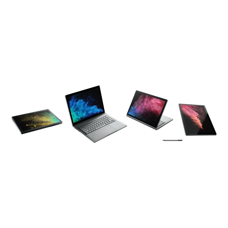 Microsoft Surface Book 2 Core i7-8650U 16GB 512GB SSD 13.5 Inch GeForce GTX 1050 Windows 10 Pro 2-in-1 Laptop