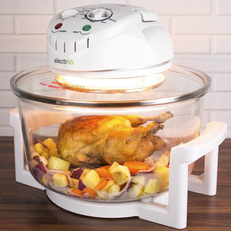 electriQ 17 Litre Premium Halogen Oven with Full Accessories Pack