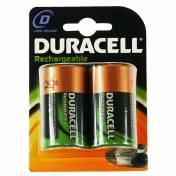 Duracell Recharable Battery D Size 1 x 2 Pack