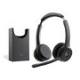 Cisco Headset 722 Bluetooth Wireless with Charging Stand Headset Carbon Black