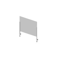 Hygiene Tech Protective Screen Perspex 0.5M High with Desk Clamps 50cm x 75cm x 4mm Hygiene Tech Protective Screen Perspex 0.5M High with Desk Clamps 50cm x 75cm x 4mm