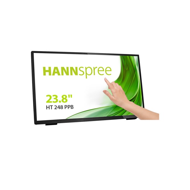 Refurbished Hannspree HT248PPB 23.8" FHD LED 10-Point Touch Screen Monitor