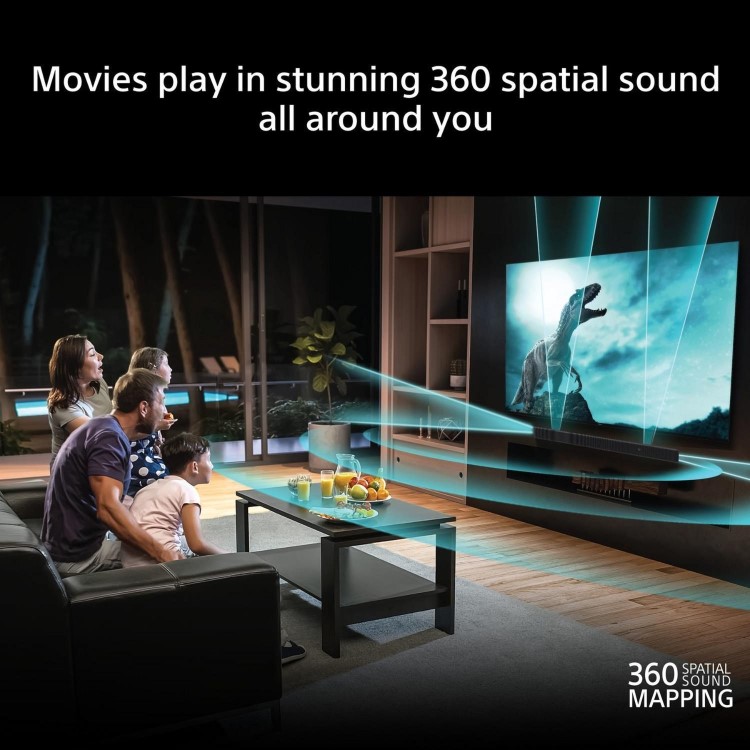 Sony HTA7100KIT BRAVIA Theatre Bar 7.1.2 Dolby Atmos Soundbar System – Built-in Subwoofer 360 Spatial Sound 4K/8K HDR Home Cinema Audio