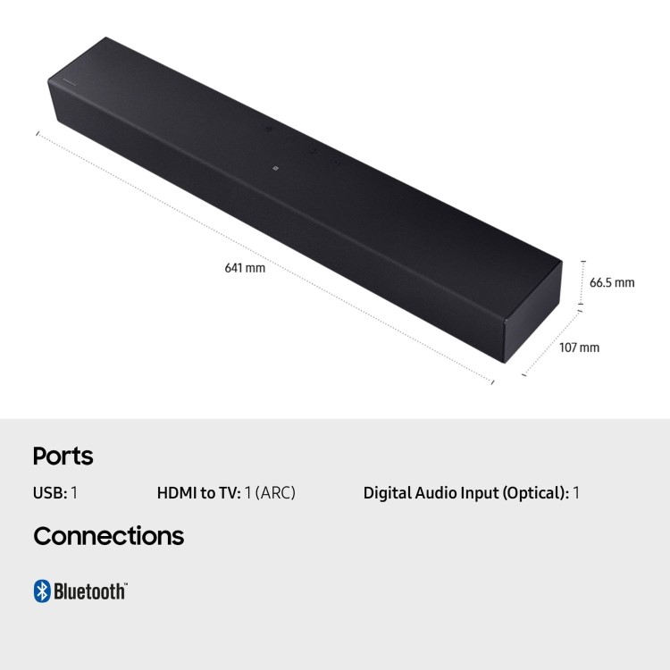 Samsung B400F B-Series Soundbar with Subwoofer