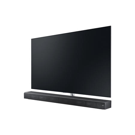SAMSUNG HW-MS6500 Wireless Curved Sound Bar with an integrated