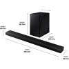 Samsung  Wireless Flat Soundbar and Subwoofer with Dolby ATOMS Dolby Digital Plus and DTS Digital Surround Sound