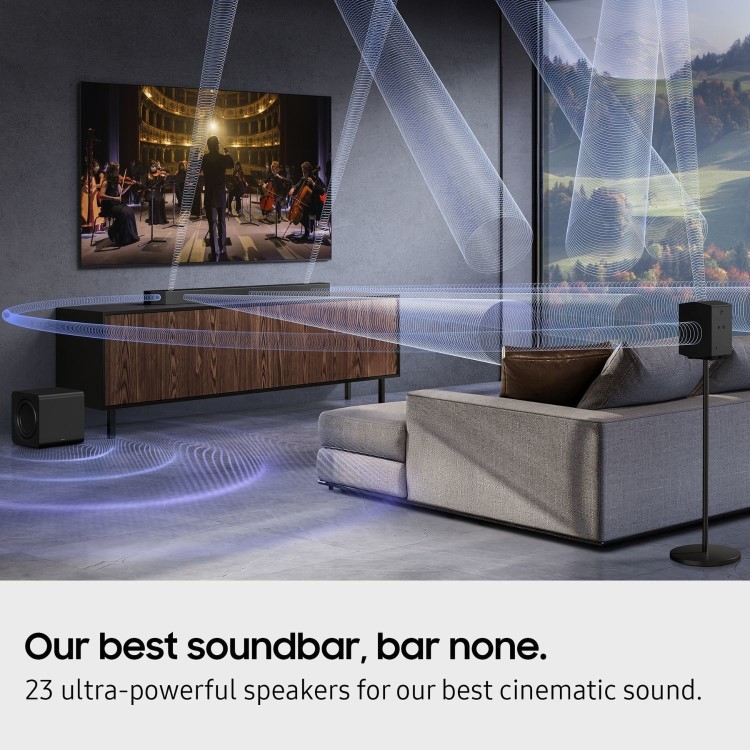 Samsung Q990F 11.1.4ch Q-Series Soundbar with Subwoofer & Rear Speakers