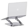 Prevo Aluminium Alloy Laptop Stand Fit Devices from 11-17 Inches Non-Slip Silicone Height and Angle Adjustable