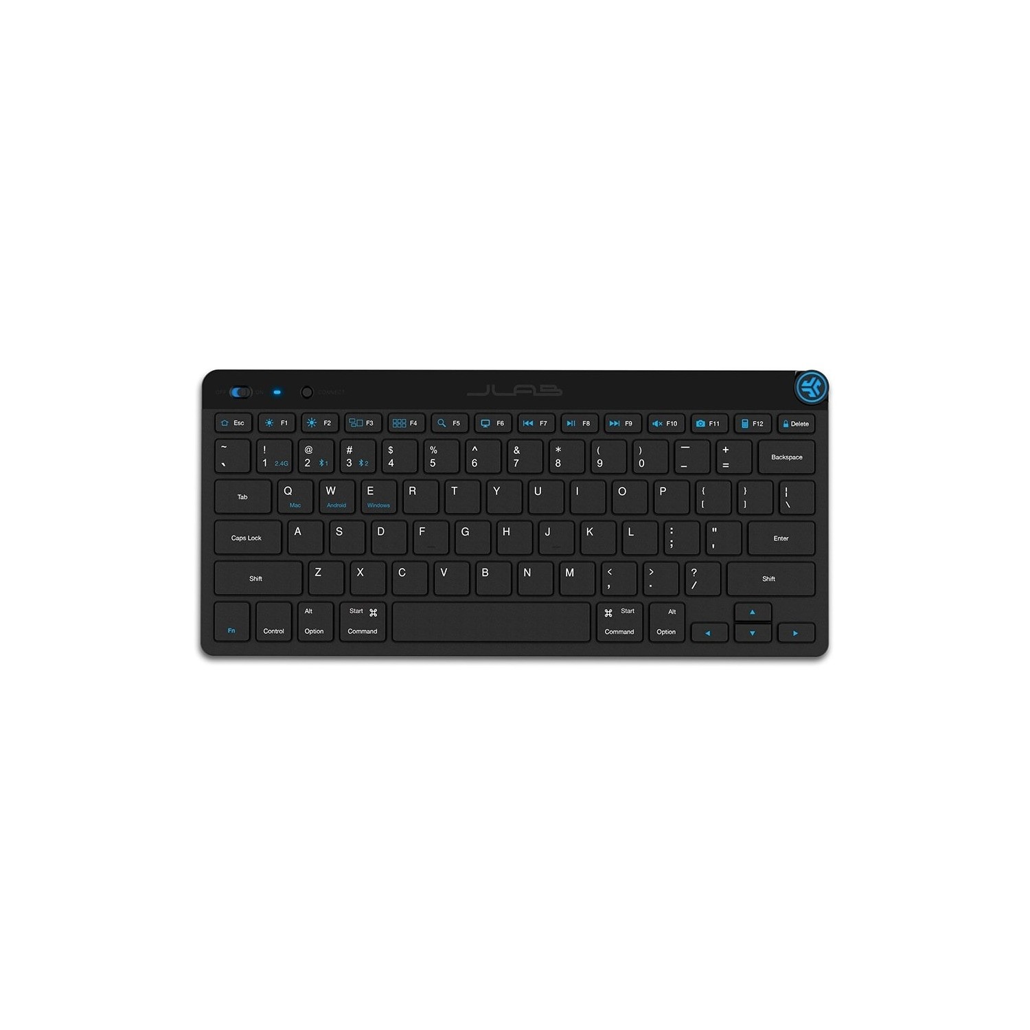 JLab Go Wireless Bluetooth Keyboard Black Laptops Direct